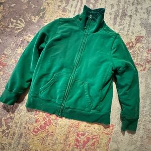 L.L. Bean Green Full-Zip Sweatshirt